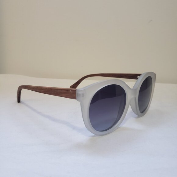 Blue Planet Ellyn Polarized Sunglasses - Matte Beige/Walnut/ Brown - Picture 4 of 9